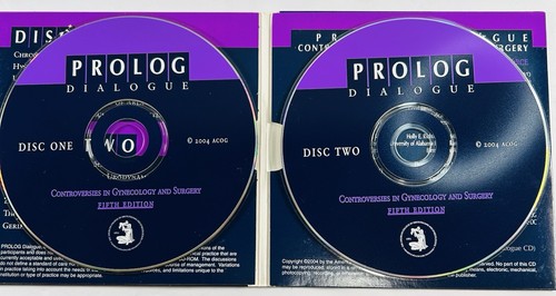 Prolog Dialogue Controversies In Gynocology and Surgery On CD 5th Edition - Picture 4 of 4