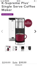 K-Supreme Plus® Single Serve Coffee Maker