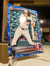 /125 WALKER JENKINS 2025 Bowman Blue Paisley Parallel MLB Minnesota Twins SP
