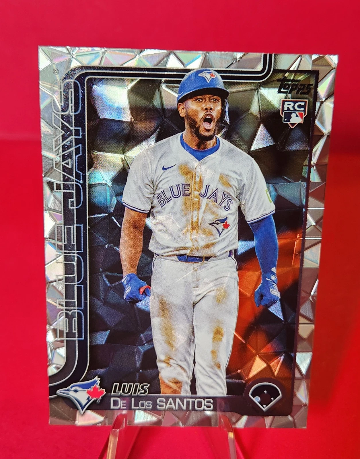2025 Topps Series 1 Diamante Foil Luis De Los Santos #13 RC