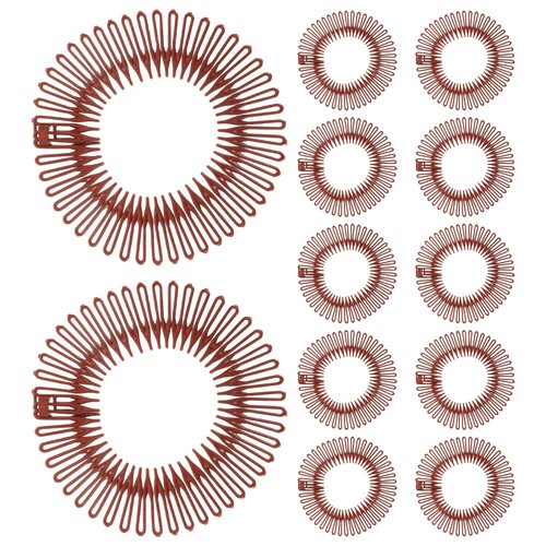 12 Pcs Unsichtbarer Haarrasurkamm Haarkamm Stirnband Elastischer - Bild 8 von 12