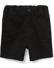 The Children's Place Boys Sandwash Uniform Stretch Chino Shorts-size 10 Black