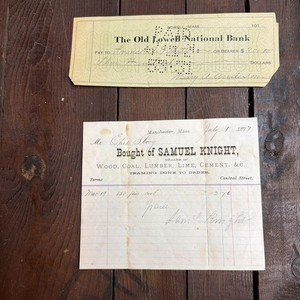 1877 Billheads and Broadsides - Massachusetts- NICE
