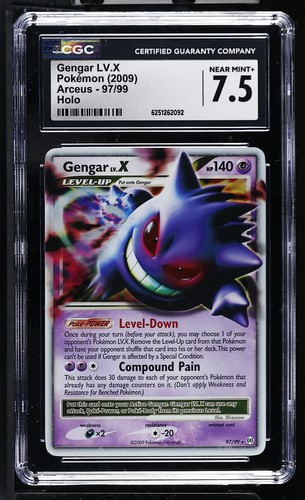 Gengar LV.X graded CGC 7.5 for sale on eBay