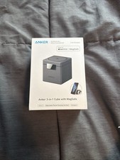 Anker MagSafe Charger Stand, iPhone 16 Wireless Charger 3-in-1 Cube with MagSafe