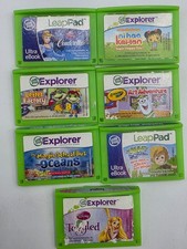 Lot of 7 Assorted Leap Frog Explorer LeapPad Learning Games