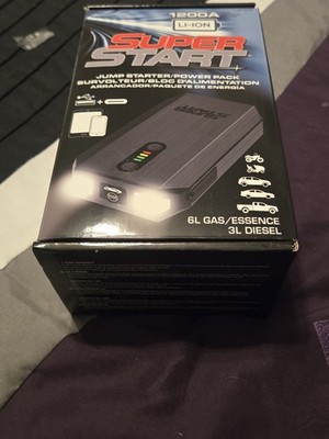 Super Start 1200 Amp Jump Starter - LJP1200 New Sealed