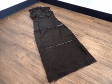 Dolce & Gabbana High Neck Sleeveless Dress Dark Brown Size 40 DG1225467