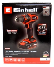 Einhell 18-Volt Cordless 3/8-Inch Variable Speed Drill/Driver TC-CD 18/35 Li