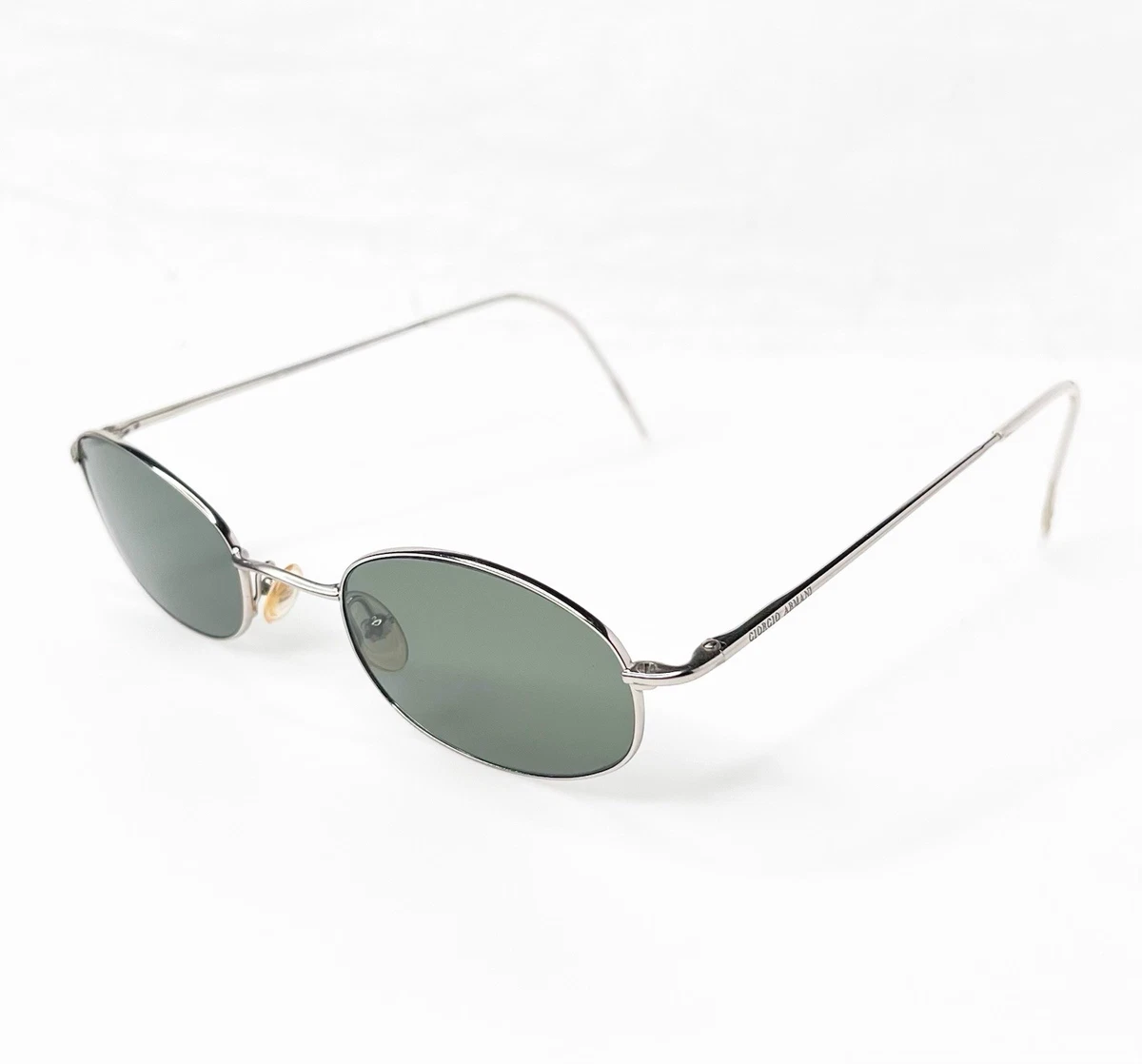 Vintage Y2K Giorgio Armani GA 907 Croc Print Oval Sunglasses Made in Italy Vintage Giorgio Armani GA 633 Oval Sunglasses C. 816 Gold | eBay main image 4