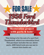 1957 Ford Thunderbird for Sale