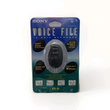Sony ICD-30 Handheld Digital Audio Voice Recorder Portable Wireless NOS SEALED