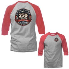 250 Years of American Independence Day US Flag 4th of July 3/4 Sleeve Raglan 250 Years of American Independence Day US Flag 4th of July 3/4 Sleeve Raglan