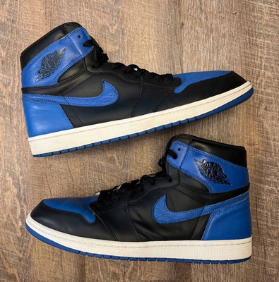 Air Jordan Retro High OG Royal 2017 Blue Black Size 15 Sneakers
