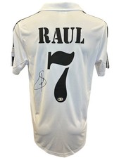 RAUL GONZALEZ SIGNED 2001/02 REAL MADRID SHIRT SPAIN LEGEND (ACG CERT AG17248)