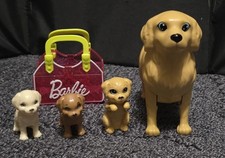 Barbie Puppy Dog Lot Mama Dog Golden Retriever Yellow Lab Vet Dreamhouse