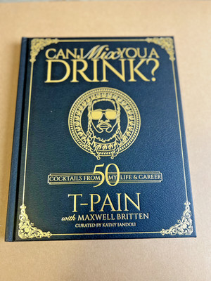 NEWT-PAIN SIGNED Can I Mix You A Drink?  Book Hardcover Premiere COA Autograph