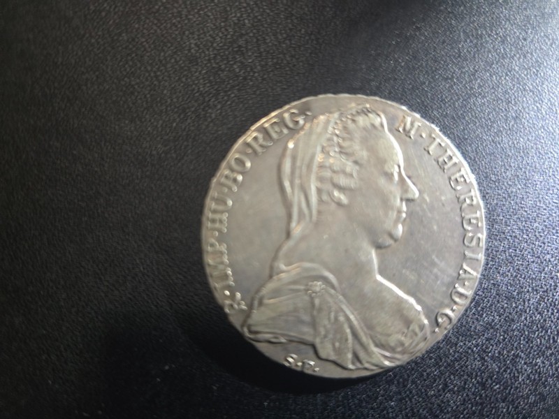 1780-Dated Austria Taler Silver Maria Theresa Thaler