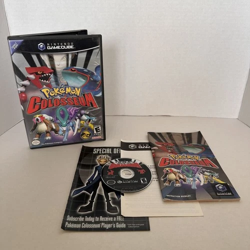 Pokemon Colosseum (Nintendo GameCube, 2003) - Complete With All Inserts - Tested