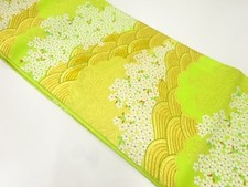 7588328: JAPANESE KIMONO JAPANESE FUKURO OBI / WOVEN FLOWER