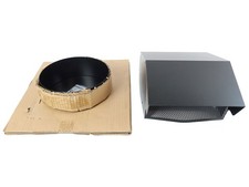 HON GUAN 8 IN BLACK GALVANIZED STEEL REMOVABLE EXHAUST ROOF VENT CAP PM243