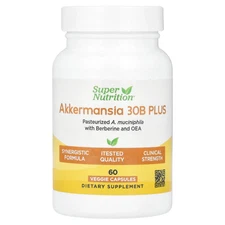 Akkermansia 30B PLUS with Berberine Phospholipid Matrix, and OEA, 60  Veggie