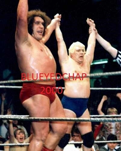 PAT PATERSON & ANDRE THE GIANT WRESTLER 8 X 10 WRESTLING PHOTO NWA AWA WWF - Image 1 of 1