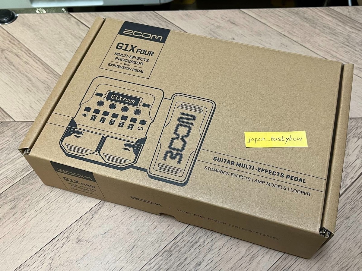 ZOOM G1X FOUR Guitar Multi-Effects Pedals Processor 100% Genuine