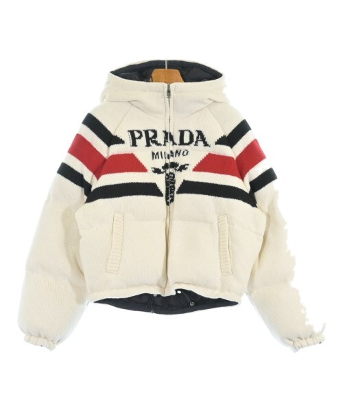 PRADA Down Jackets / Down Vests IvoryxBlackxRed 3… - image 1