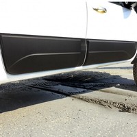 TüRschutzleisten Seitenschutz 4X FüR Ford Ranger 2015-2021 ABS Schwarz 4Tlg