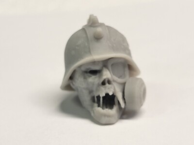 3d Printed Zombie APNEA ERROR Head#2 1:12 6'' GI Joe Classified/Marvel Legends
