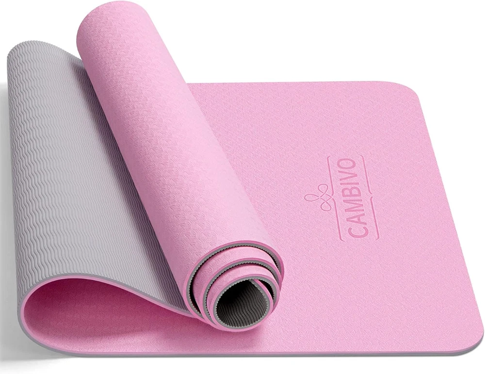 Non-Slip Extra Thick Yoga Mat for Women Men Kids 1/3 1/4 2/5 Inch