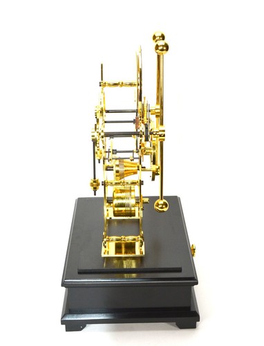 English Harrison Style Grasshopper Fusee Double Pendulum Skeleton Sea Clock - Picture 6 of 17