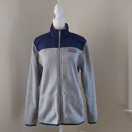 Vineyard Vines Boys Sweater and Quilted Jacket Grey/Navy Size XL 18 eBay