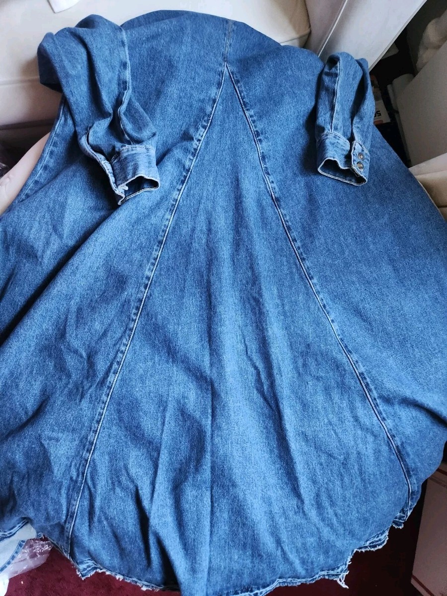 ZARA Tilda Dress DENIM MINIMALIST Midi DRESS BLUE Size XS available BNWT |  eBay UK