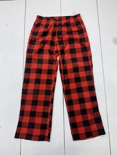 Wonder Shop Kids Red Black Plaid Pajama Pants Size XL