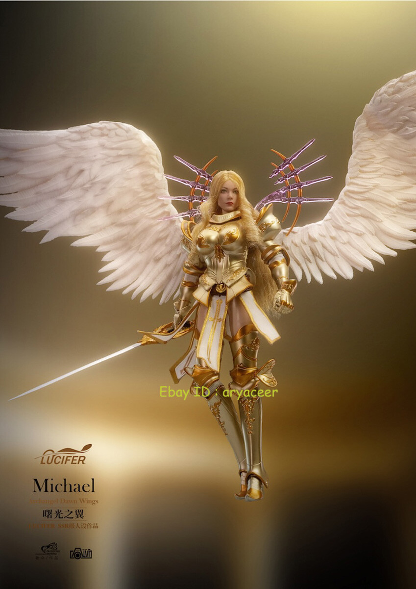 Presell Lucifer LXF2311A Golden Armor Archangel Dawn Wings 1/12