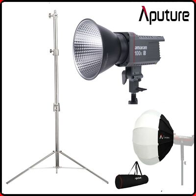 Amaran AL-100X S LED Videoleuchte Bowens 2700K-6500K + Lantern 65cm + 2.8M Stand
