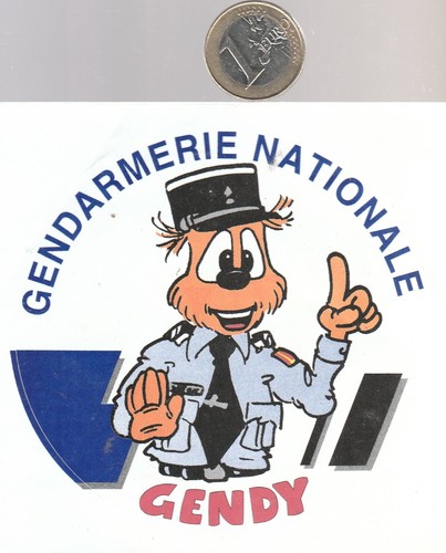 Autocollant. Militaire
