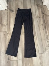Flare Pocketed Yoga/lounge Pants Black