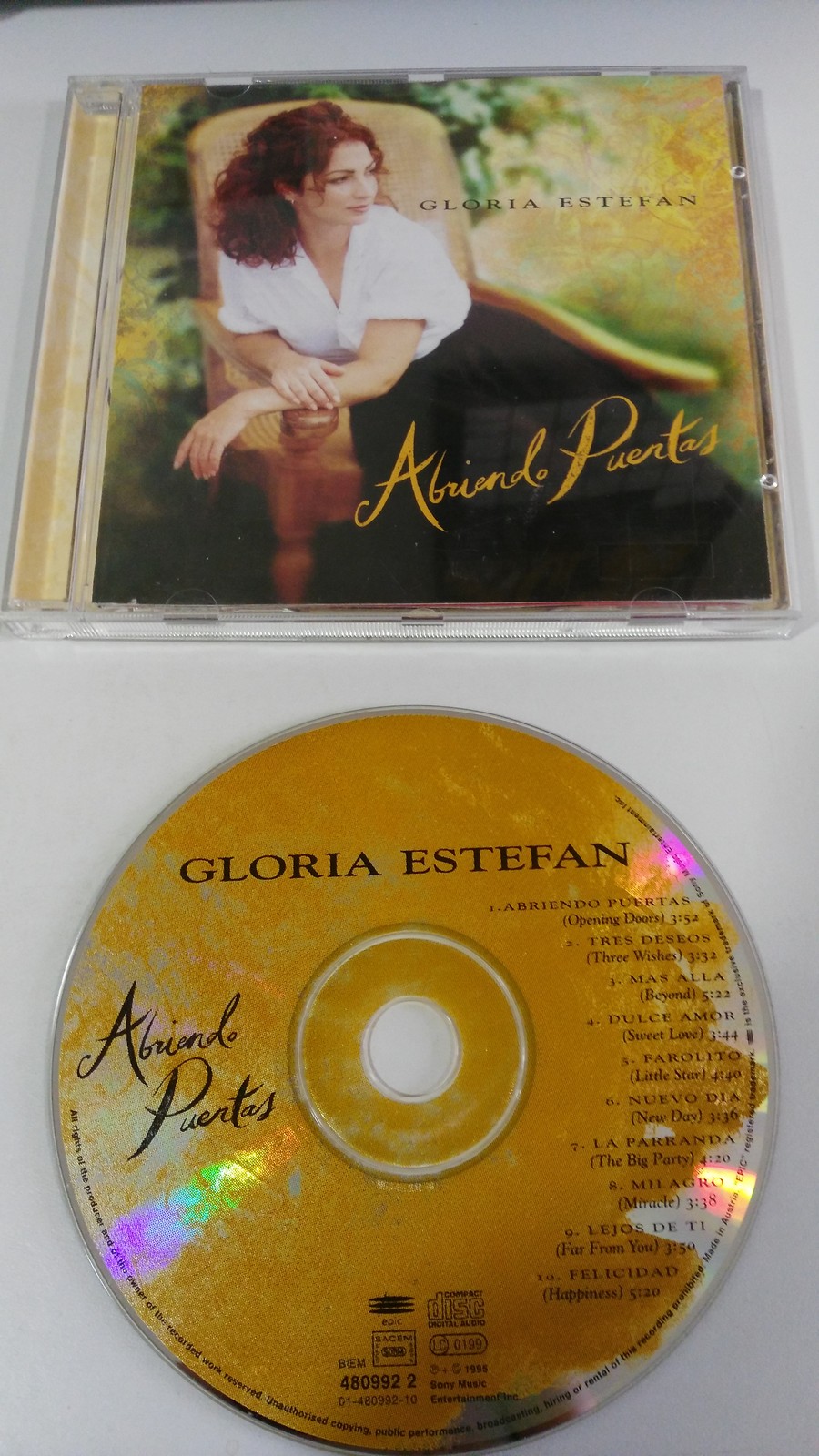 Gloria Estefan Opening Doors CD 1995 AM