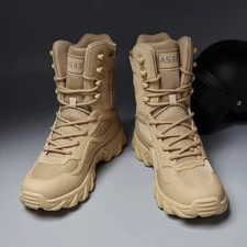 Zapatos Botas Para Trabajar de Hombre Casuales Altas Militares Calzado Masculino