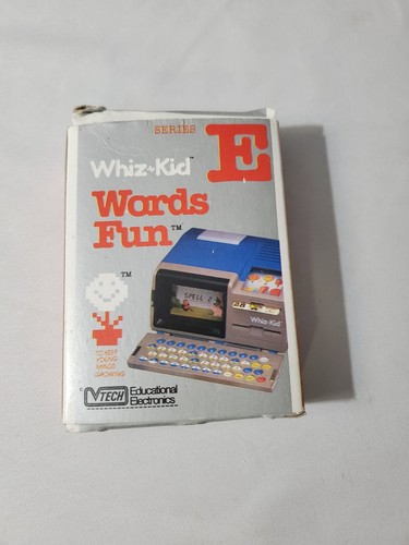 VTech Whiz Kid Personal Computer Cards Vintage Words Fun Series E | eBay