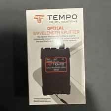 Tempo Communications OWS202 5550016 Optical Wavelength Splitter 1490/1577 SC/APC