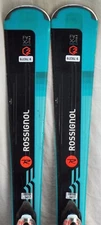 18-19 Rossignol Famous 2 Used Women's Demo Skis w/Bindings Size 142cm #978378
