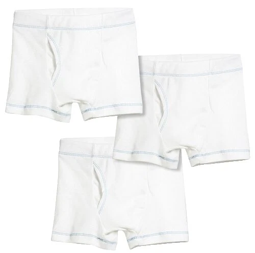 白色 100% 棉内裤男童