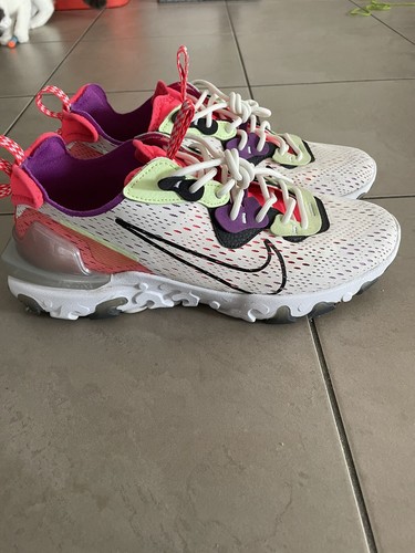 mens white react trainers