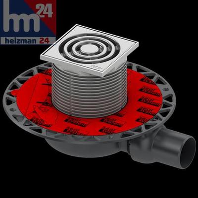 TECE drainpoint S 110 Ablaufset DN 50 waagerecht mit Seal System 3601100