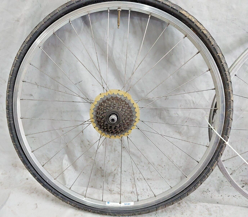Shimano Exage FH-HG50 26" Bike Wheel Set Freehub 135/100 Retro Fast USA Shipping - Picture 3 of 22