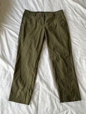 Wildfang Olive Crop Pant Dress Work Pants Size 8 Good Condition